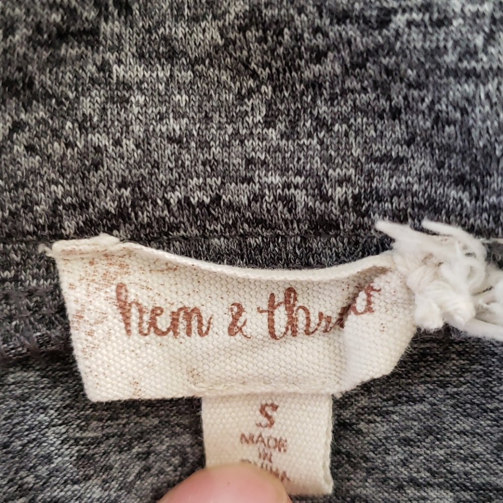 Hem & Thread Half Zip Pullover - image 5